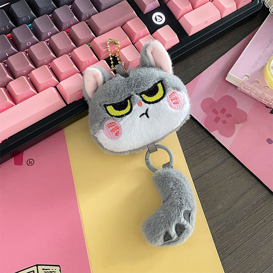 Gantungan Hewan Kartun Ekor Kucing Lucu Tail Cat Animal Bag Charm Aksesoris Tas MCE10159