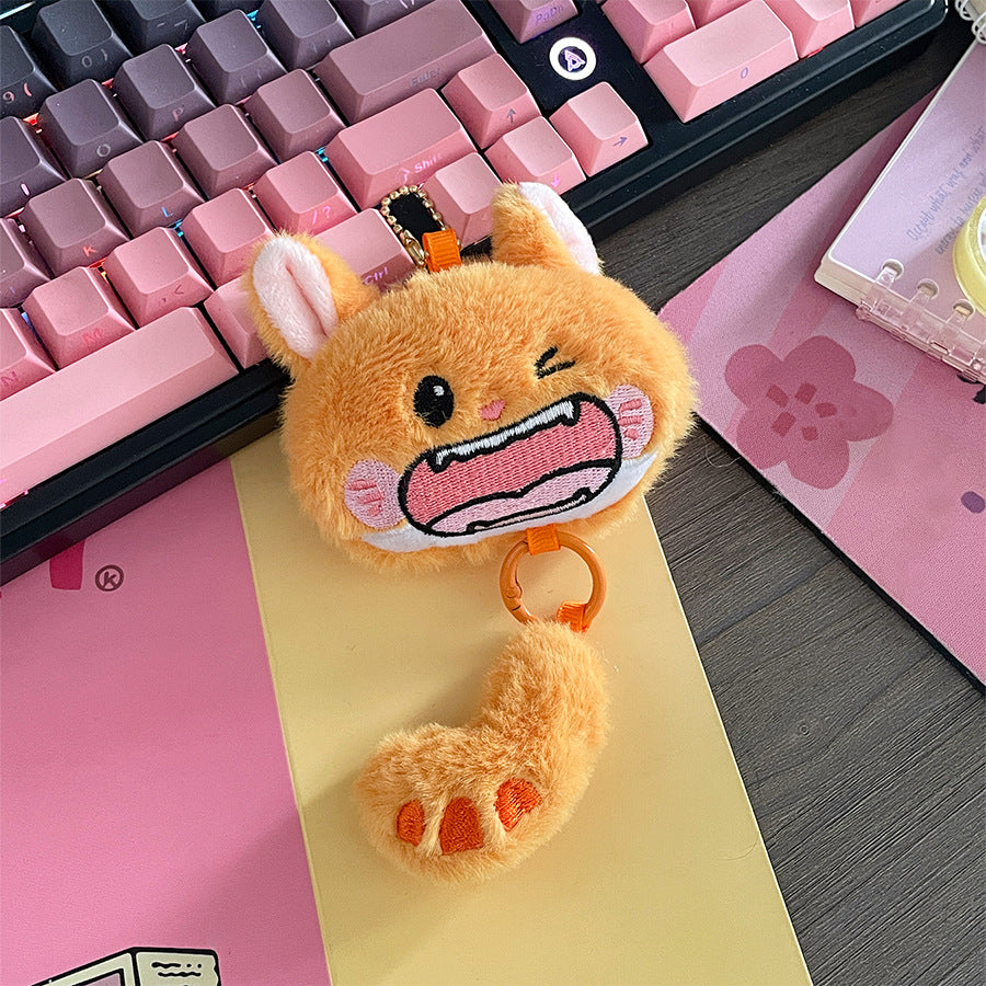 Gantungan Hewan Kartun Ekor Kucing Lucu Tail Cat Animal Bag Charm Aksesoris Tas MCE10159