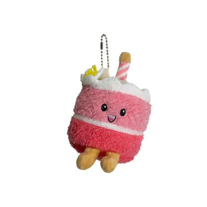 Gantungan Boneka Kue Birthday Cherry Cake Gradient Color Aesthetic MCEW9827