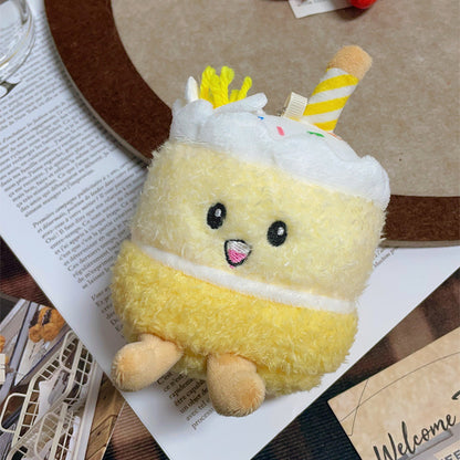 Gantungan Boneka Kue Birthday Cherry Cake Gradient Color Aesthetic MCEW9827