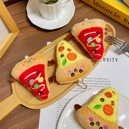 Gantungan Kunci Boneka Pizza Bag Charm Gantungan Tas Keychain MCE3678