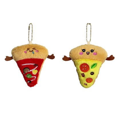 Gantungan Kunci Boneka Pizza Bag Charm Gantungan Tas Keychain MCE3678