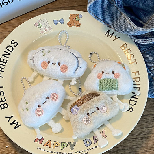 Gantungan Boneka Sushi Buns Dumplings Bag Charm Keychain MCE1237