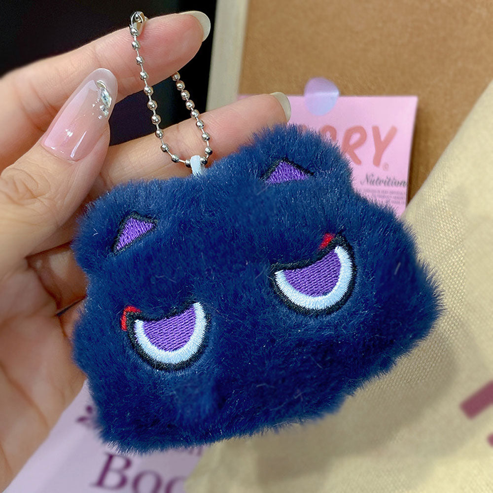 Gantungan Kunci Boneka Kucing Hitam Cat Black Big Eyes Pendant Keychain Bag Charm MCE1263