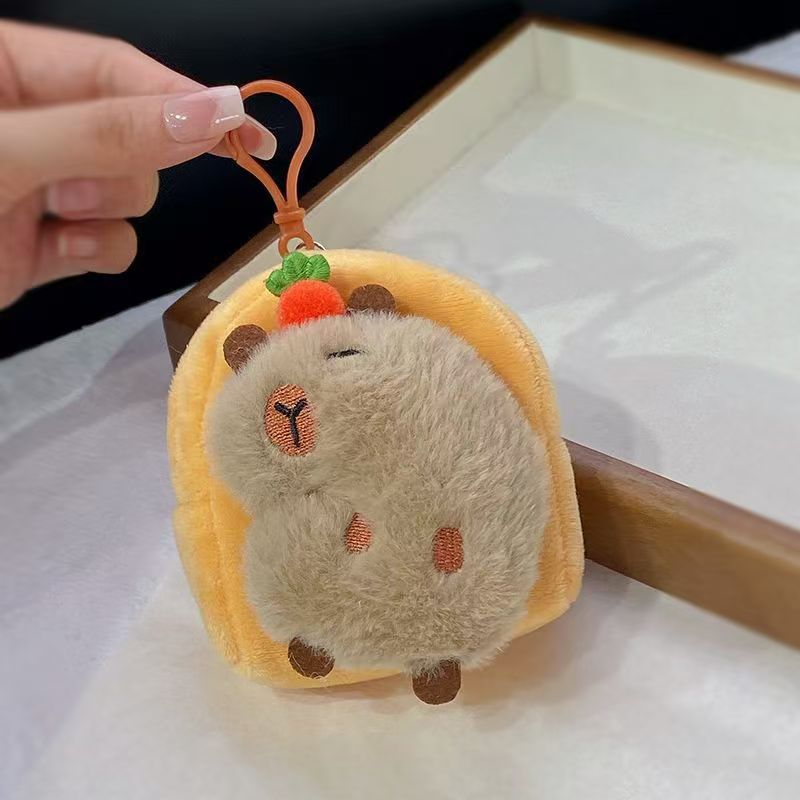 Dompet Boneka Pocha Capybara Kitty Garfield Cat Pouch Tempat Koin Kunci Aksesoris MCE3522