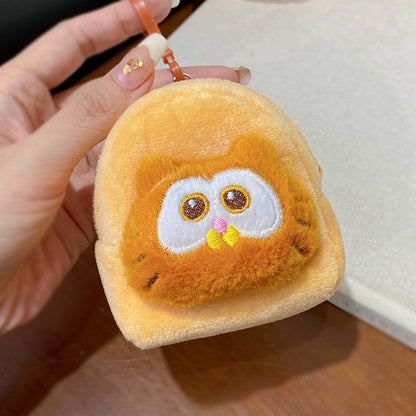 Dompet Boneka Pocha Capybara Kitty Garfield Cat Pouch Tempat Koin Kunci Aksesoris MCE3522