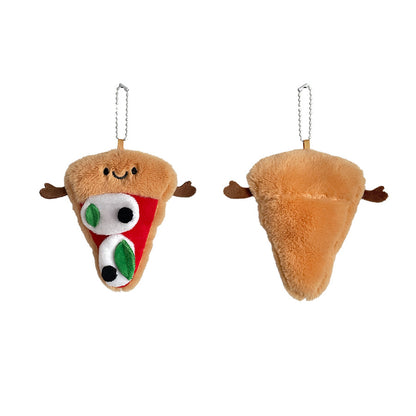 Gantungan Kunci Boneka Pizza Bag Charm Gantungan Tas Keychain MCE3678