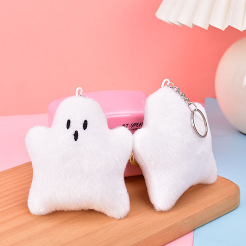 Boneka Hantu Putih Halloween Gantungan Kunci Bag Charm MCE46112