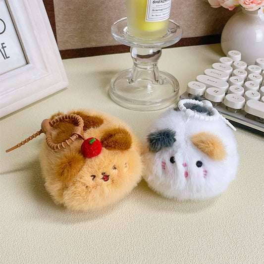 Boneka Kucing Ekor Besar Gantungan Kunci Lucu Big Tail Cat Bag Charm MCEW7877