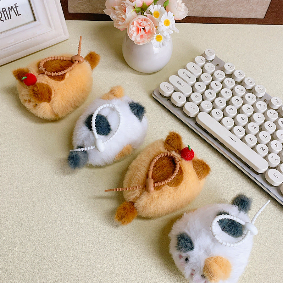 Boneka Kucing Ekor Besar Gantungan Kunci Lucu Big Tail Cat Bag Charm MCEW7877