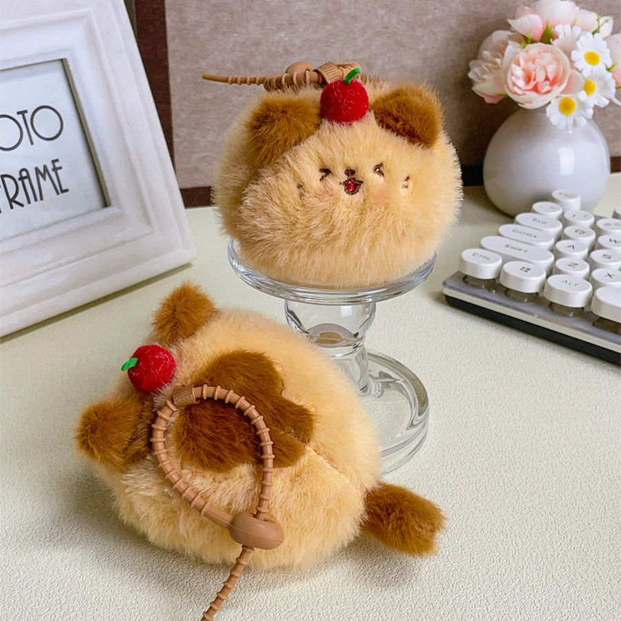 Boneka Kucing Ekor Besar Gantungan Kunci Lucu Big Tail Cat Bag Charm MCEW7877