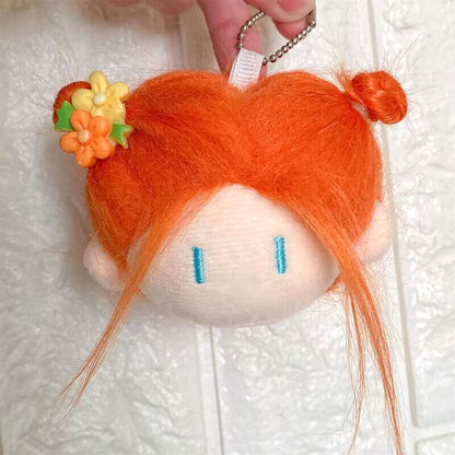 Gantungan Kunci DIY Make Over Rambut Bag Charm Keychain Hairstyle Ugly Girl Cute Doll MCE5322