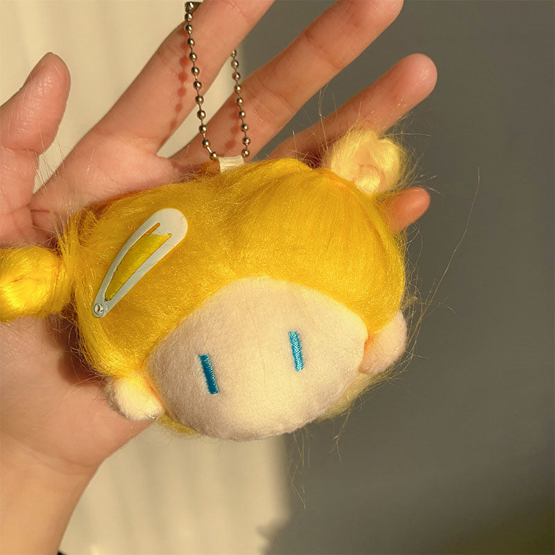 Gantungan Kunci DIY Make Over Rambut Bag Charm Keychain Hairstyle Ugly Girl Cute Doll MCE5322