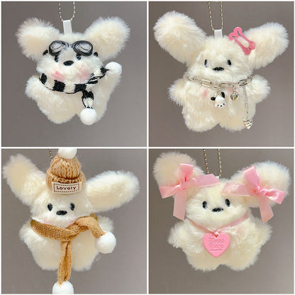 Gantungan Kunci Cute Bunny Doggy Bag Charm Fashionable Lucu MCE8198