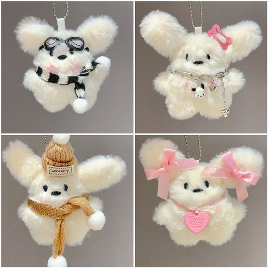 Gantungan Kunci Cute Bunny Doggy Bag Charm Fashionable Lucu MCE8198