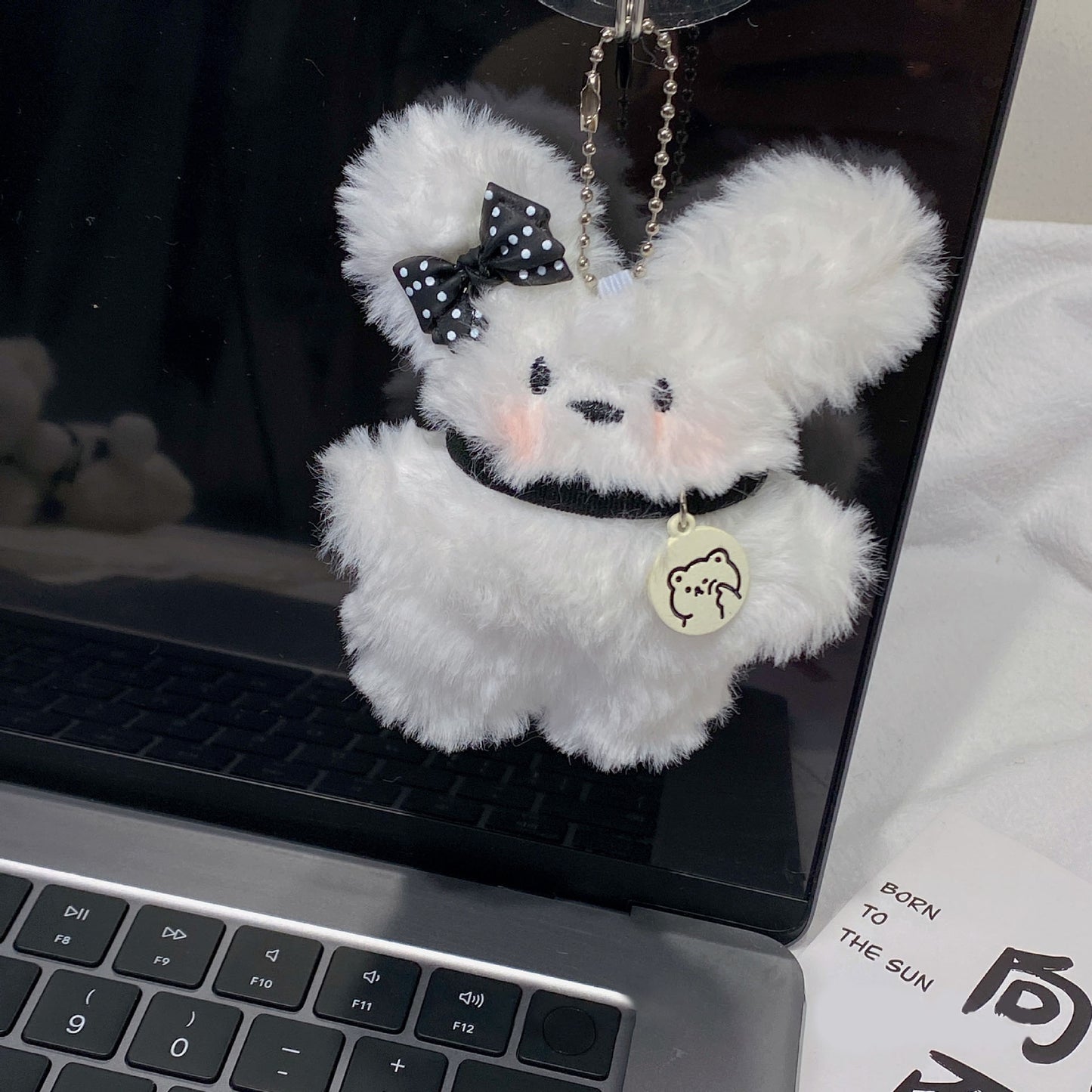 Gantungan Kunci Cute Bunny Doggy Bag Charm Fashionable Lucu MCE8198