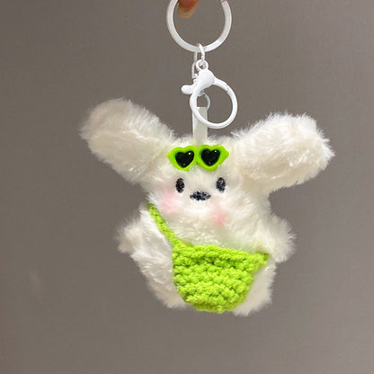 Gantungan Kunci Cute Bunny Doggy Bag Charm Fashionable Lucu MCE8198