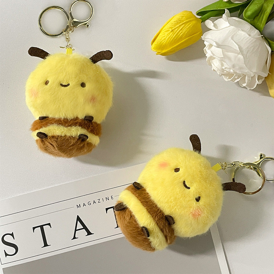 Gantungan Kunci Boneka Tawon Little Bee Plush Toy Keychain MCE8899