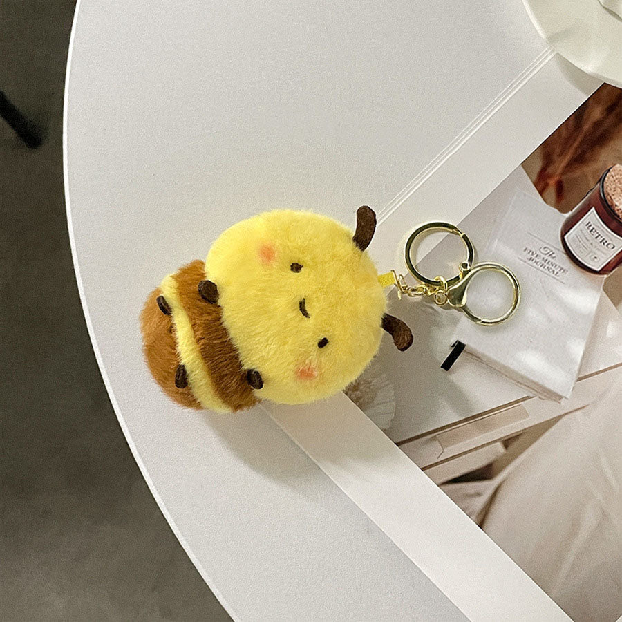 Gantungan Kunci Boneka Tawon Little Bee Plush Toy Keychain MCE8899