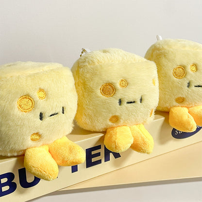 Gantungan Kunci Boneka Keju Cheese Plush Toy Keychain MCE9263