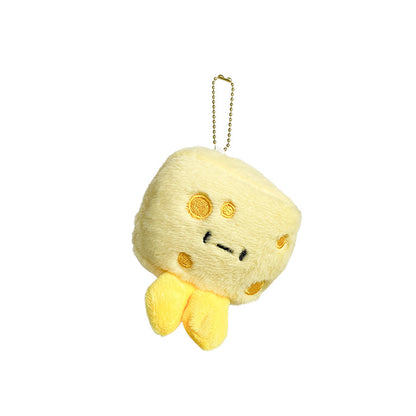 Gantungan Kunci Boneka Keju Cheese Plush Toy Keychain MCE9263