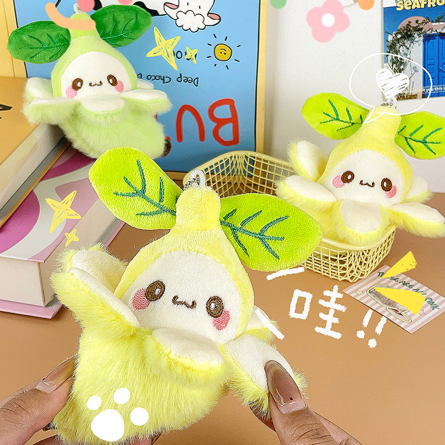 Gantungan Boneka Pisang Half Peeled Banana Souvenir