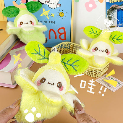 Gantungan Boneka Pisang Half Peeled Banana Souvenir