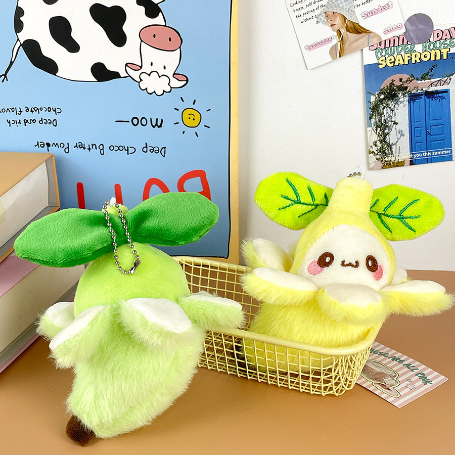 Gantungan Boneka Pisang Half Peeled Banana Souvenir