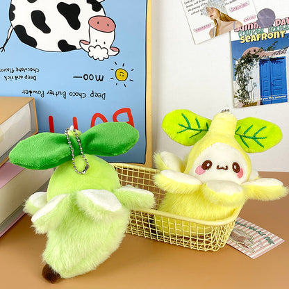 Gantungan Boneka Pisang Half Peeled Banana Souvenir