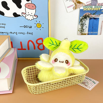 Gantungan Boneka Pisang Half Peeled Banana Souvenir