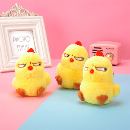 Gantungan Kunci Boneka Angry Chicken Ayam Marah Lucu Gemas