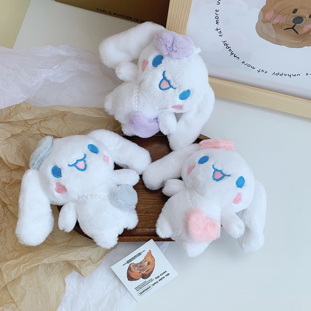 Boneka Cinnamoroll Gantungan Kunci Keychain Doll Bag Charm MCEW4325