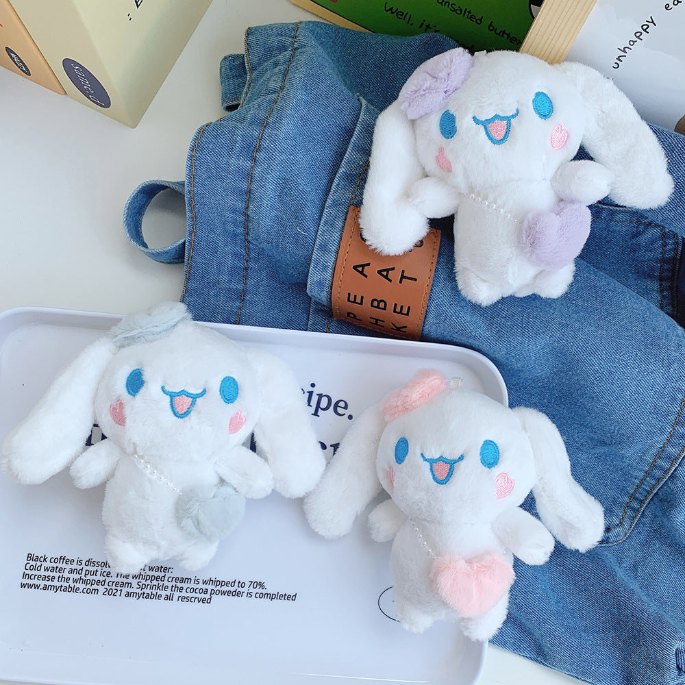 Boneka Cinnamoroll Gantungan Kunci Keychain Doll Bag Charm MCEW4325