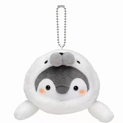 Gantungan Kunci Boneka Penguin Kostum Whale Seal Dolphin