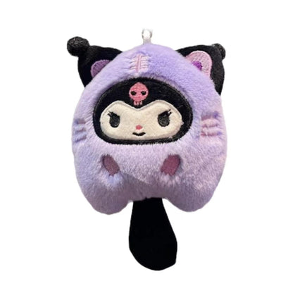 Gantungan Kunci Boneka Kitty Badtz-Maru Sanrio Kostum Kucing MCEW7417