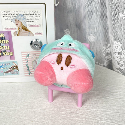 Boneka Kirby Topi Karakter Gantungan Kunci Keychain Doll Bag Charm MCEW7893