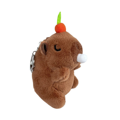 Boneka Capybara Bubble Squeeze Toy Gantungan Kunci Keychain Doll Bag Charm MCEW8149