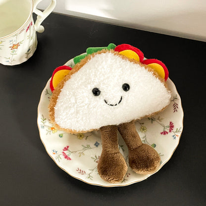 Gantungan Boneka Teko Imut Pot Sandwich Snack Keychain Bag Charm Aksesoris Tas