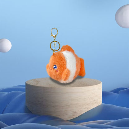 Gantungan Kunci Boneka Binatang Laut Sea World Animal Plush Toy Keychain Doll MCEW9697