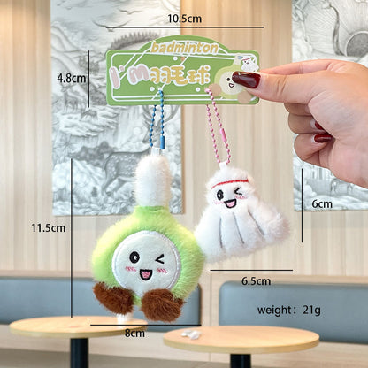 Gantungan Kunci Boneka Pasangan Olah Raga Alat Sport Badminton Tennis Pingpong Biliar MCEW9937