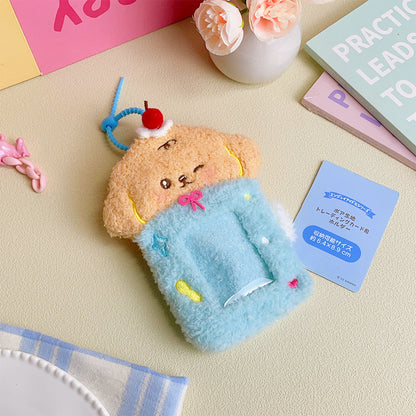 Plush Photocard Case Photo Card Holder Boneka Gantungan Kunci ID Card Keychain Penguin KCO4387