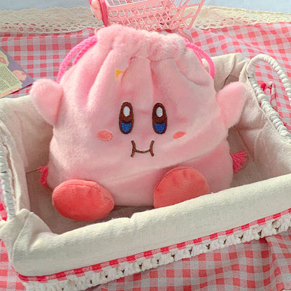 Kantong Pouch Serut Capybara Tas Make Up Bulu Aesthetic Multifungsi MCOB4229