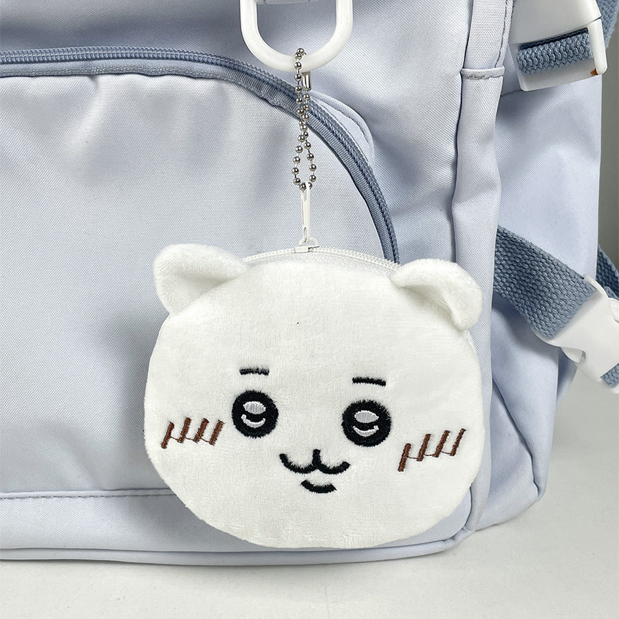 Dompet Mini Koin Plush Coin Pouch Imut Chiikawa Karakter Hewan Kartun Lucu MCOB4313