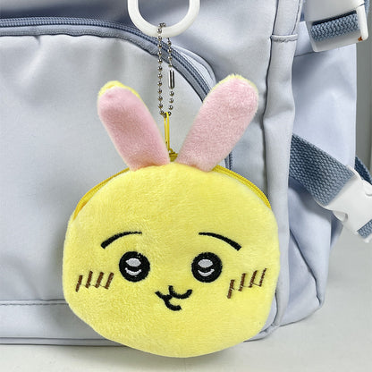 Dompet Mini Koin Plush Coin Pouch Imut Chiikawa Karakter Hewan Kartun Lucu MCOB4313