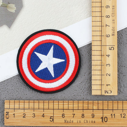Bordir Patch Karakter Kartun Super Heroes Series Iron On Iron Patch Setrika Baju