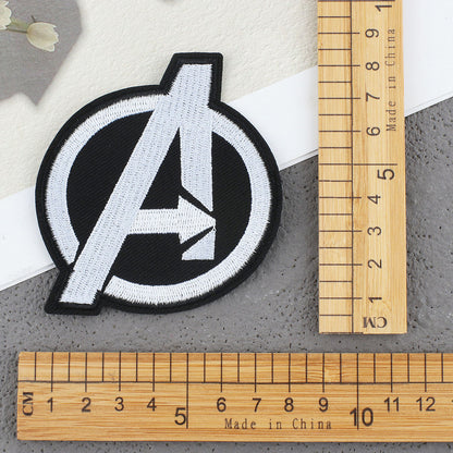 Bordir Patch Karakter Kartun Super Heroes Series Iron On Iron Patch Setrika Baju