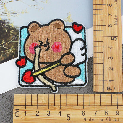Bordir Patch Karakter Kartun Astro Mixed Series Iron On Iron Patch Setrika Baju