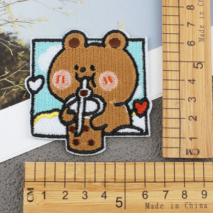 Bordir Patch Karakter Kartun Astro Mixed Series Iron On Iron Patch Setrika Baju