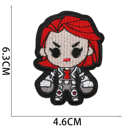 Bordir Patch Karakter Kartun Super Heroes Series Iron On Iron Patch Setrika Baju
