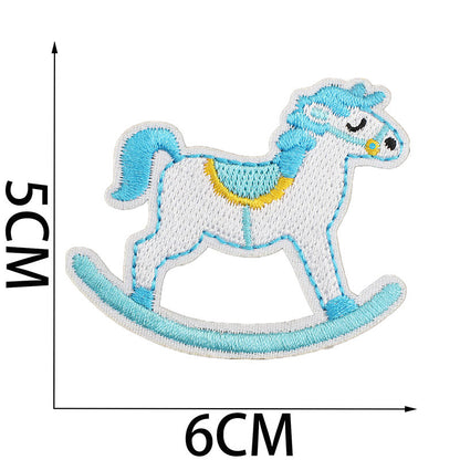Bordir Patch Karakter Kartun Baby Girl Boy Shower Series Iron On Iron Patch Setrika Baju
